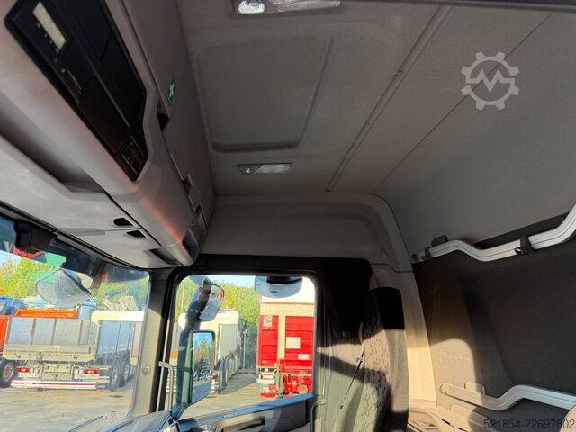 Lasteplattform Scania P320 Flatbed-truck + HIAB X-HiPro 162 E4, 2019