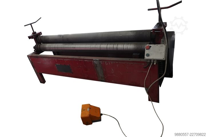 Plate rolling machine / sheet metal roller Elektryczna walcarka / zwijarka do blach 3-walcowa – dł. robocza 1850 mm (400V)