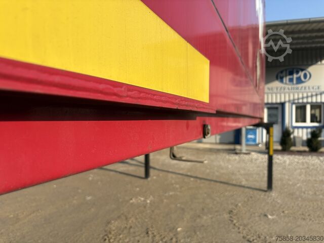 Swap body with box body Krone 7,45m Wechselkoffer mit Türen