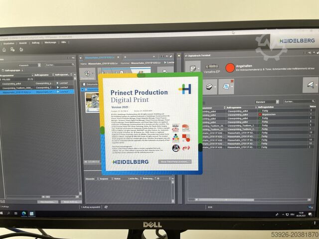 Digital printing machine Ricoh Pro C9200 incl. Prinect, Stacker SK5030 Paperdeck RT510
