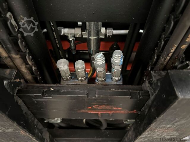 Электрический 3-колесный вилочный погрузчик Toyota 7FBEST10 - TRIPLEX 6 m - 756 Stunden !!!