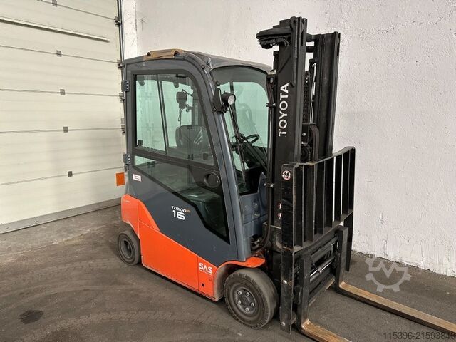 Электрический 4-х колесный вилочный погрузчик Toyota 8FBM16T - FREIHUB-MAST !!!