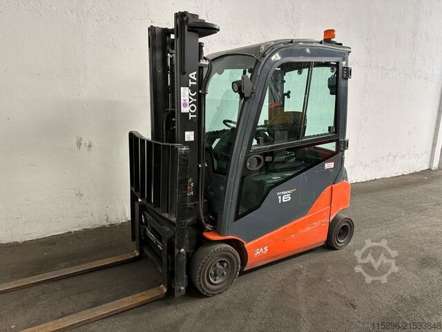 Электрический 4-х колесный вилочный погрузчик Toyota 8FBM16T - FREIHUB-MAST !!!