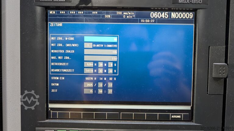 مركز خراطة وتفريز CNC Mori Seiki NL1500/500