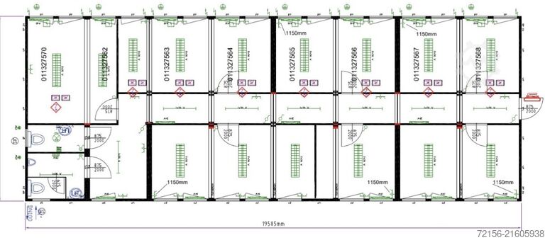 حاوية، نظام الحاويات Container Bürocontainer Container