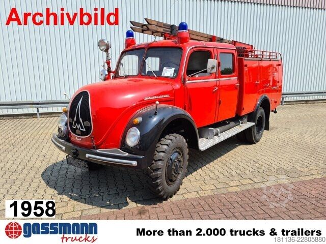 Camião de bombeiros Magirus Deutz A 3500/6, ELF/TLF 16/25, 4x4 Feuerwehr