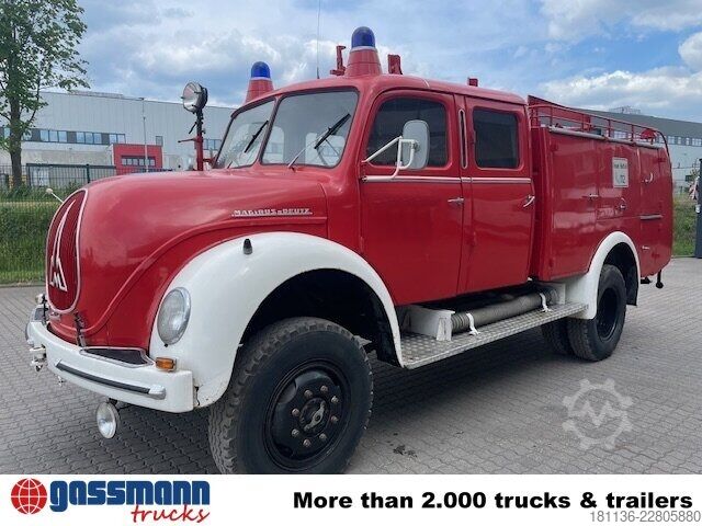 Camião de bombeiros Magirus Deutz A 3500/6, ELF/TLF 16/25, 4x4 Feuerwehr