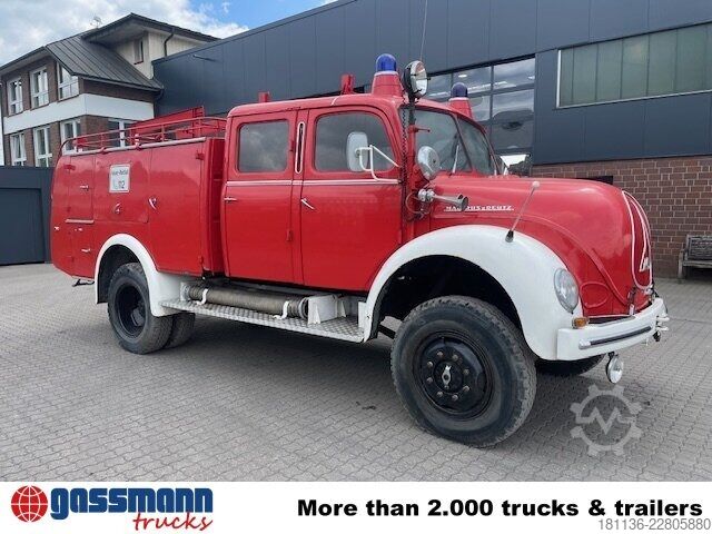 Camião de bombeiros Magirus Deutz A 3500/6, ELF/TLF 16/25, 4x4 Feuerwehr