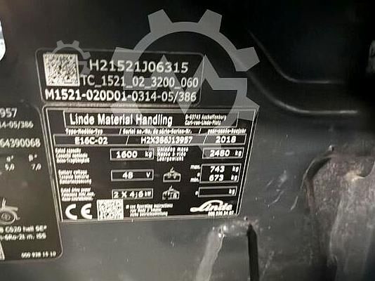 навантажувач Linde E16C