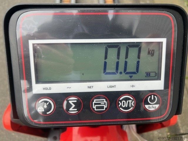 Carretilla de baja elevación Noblelift PT E15N mit Waage