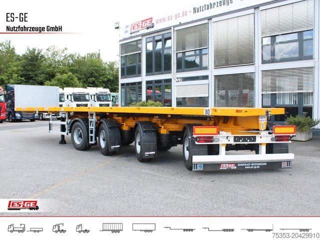 Ημιρυμουλκούμενο με πλατφόρμα εργασίας FAYMONVILLE MAX Trailer MAX410 Ballastauflieger