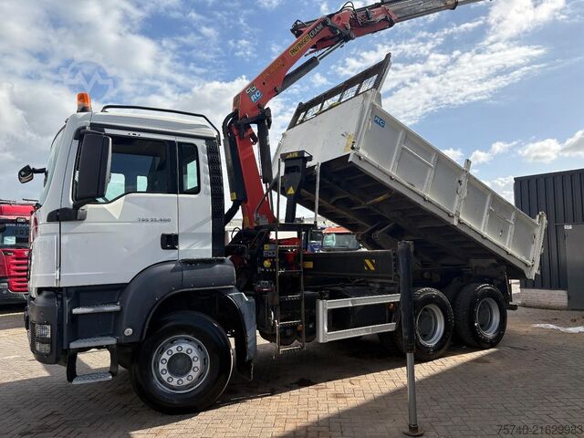 Автокран MAN TGS 33.400 + PALFINGER PK16502 + 6X4 + TIPPER +...