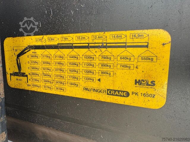 Автокран MAN TGS 33.400 + PALFINGER PK16502 + 6X4 + TIPPER +...