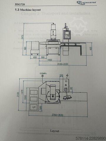Máquina de brunir Lapmaster DSG 720