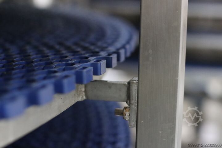 Transportues spirale ftohës / Përpunim ushqimor Custom / OEM (Stainless Steel) Ambient Spiral Cooling Conveyor Tower
