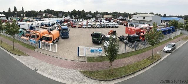 Fourgon benne basculante MERCEDES-BENZ 814 BB Abrollkipper/ Meiller City Haken/ 2x AHK