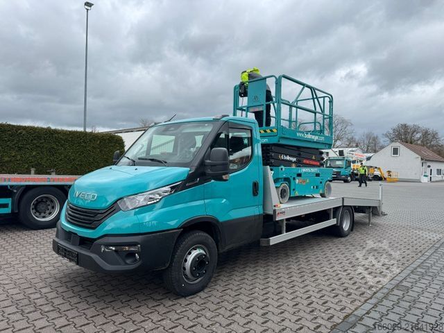 Fourgon pick-up IVECO Maschinentransporter Arbeitsbühnentransporter