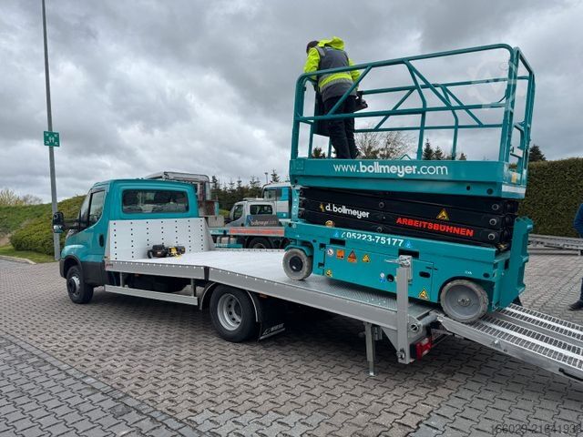 Fourgon porte-voitures IVECO Maschinentransporter Arbeitsbühnentransporter