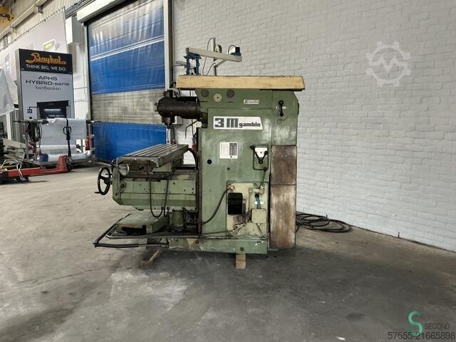 Fräsmaschinen  Gambin 3M, 1000x420x710mm 1969 Gambin 
