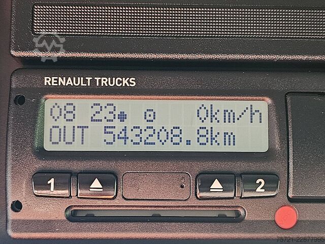Platform trailer RENAULT C 380 Platform Pritsche Plateau 4x2 21Ton