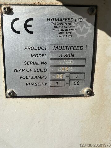 Torno automático para barras Hydrafeed Multifeed 3-80N