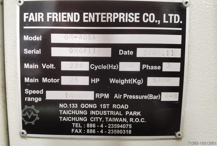 ágyas marógép FELLER QM - 40 SA