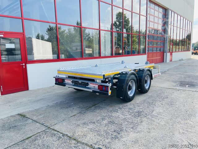 Low loader trailer Möslein TMH 2  14 t Tandem- Absetzmuldenanhänger,geschlossenen BodenNeufahrzeug