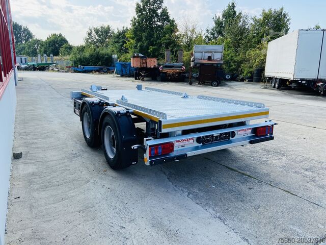 Low loader trailer Möslein TMH 2  14 t Tandem- Absetzmuldenanhänger,geschlossenen BodenNeufahrzeug