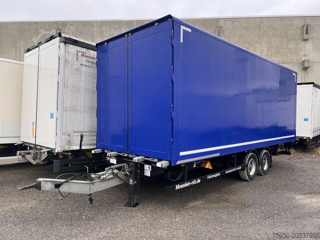 Box trailer Möslein TKO 105 DL Schwebheim  Tandem Koffer, Ladebordwand + Durchladbar, Wenig Benutzt