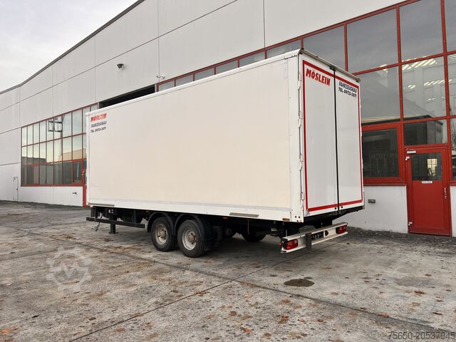 Box trailer Möslein TKO 105 D Schwebheim  Tandem- Koffer- Anhänger, Durchladbar