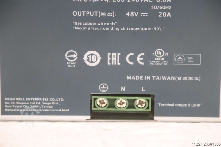 DIN rail power supply Mean Well SDR-960-48