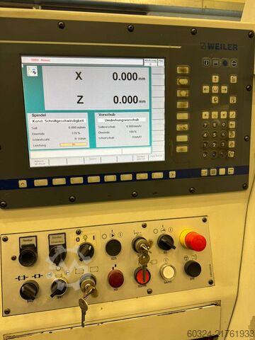 Mesin bubut CNC WEILER E90 x 4500