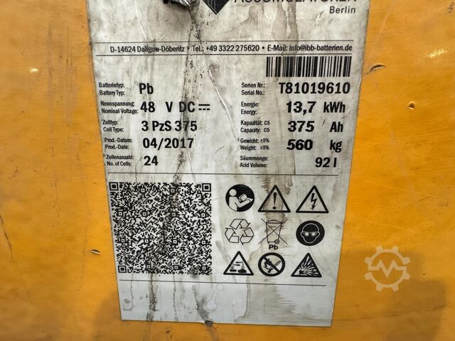 ২০১৮ সার্ভিস + ইউভিভি ০৯/২০২৭ Jungheinrich EZS580