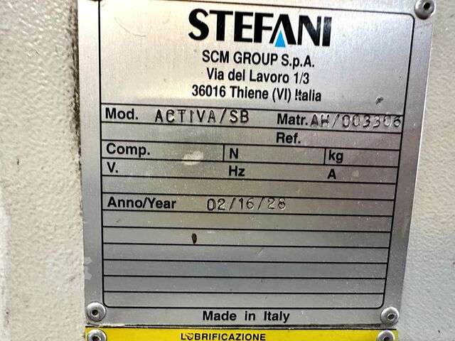 양면 엣지밴더 STEFANI ACTIVA SB