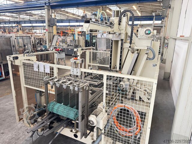 Filling line for glass bottles with ROPP cap komplette Linie ab Lager Fimer, Kettner, Krones, Arol 