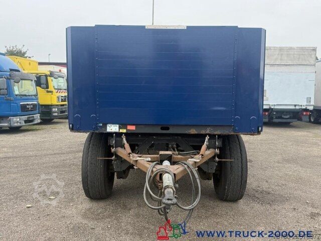 Remolque abierto con toldo Fliegl ZPS180 Baustoffanhänger SAF Achsen + aus 1. Hand