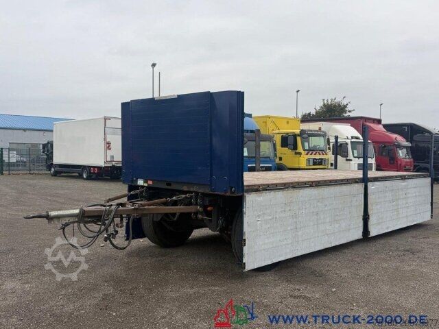 Remolque abierto con toldo Fliegl ZPS180 Baustoffanhänger SAF Achsen + aus 1. Hand