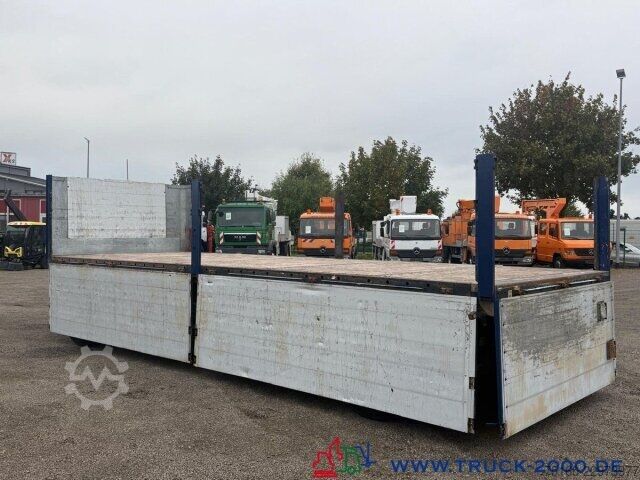 Remolque abierto con toldo Fliegl ZPS180 Baustoffanhänger SAF Achsen + aus 1. Hand