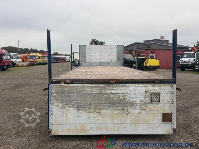 Remolque abierto con toldo Fliegl ZPS180 Baustoffanhänger SAF Achsen + aus 1. Hand
