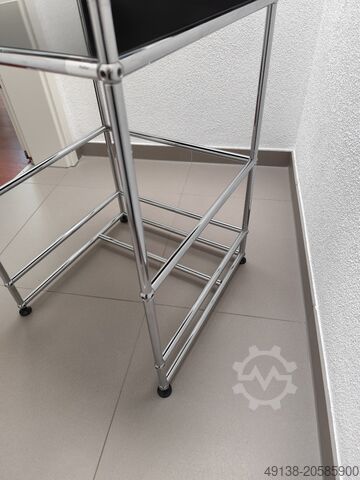 USM HALLER skrivbord, talarstol och hylla USM Haller Pult Stehtisch Regal