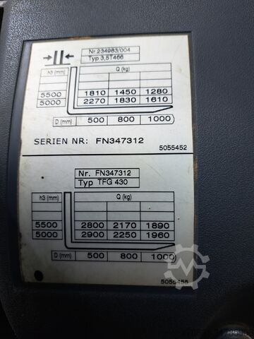 Empilhador Jungheinrich Treibgasstabler TFG 430