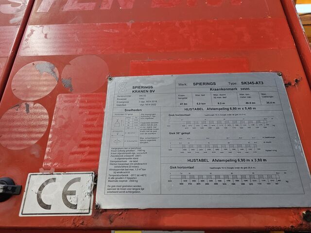 Crane truck Spierings AT3 SK345 / 6X4