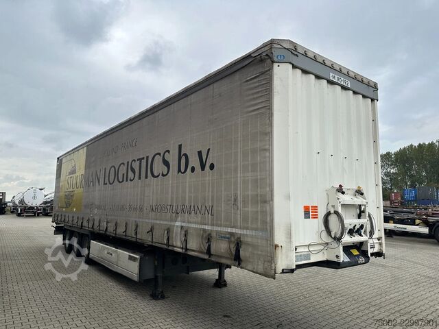 Krone 280cm tinggi dalam / gandar angkat / kotak palet / BPW+brek dram / treler NL / APK: 01-2027 Krone 280cm inside height / liftaxle / palletbox / BP...