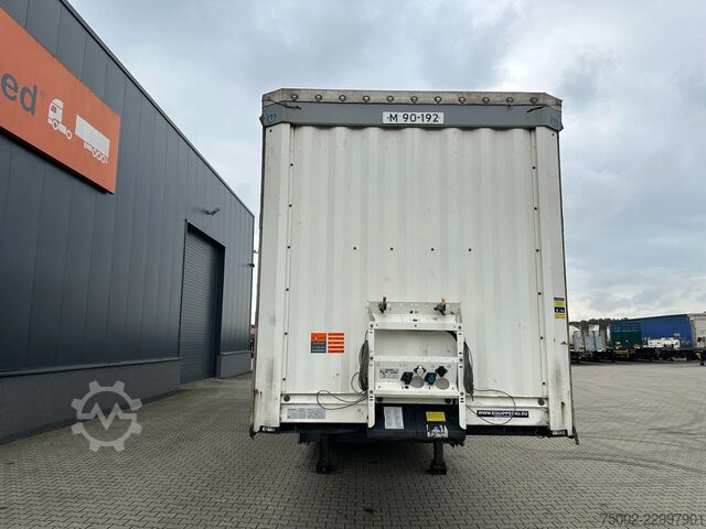 Krone 280cm tinggi dalam / gandar angkat / kotak palet / BPW+brek dram / treler NL / APK: 01-2027 Krone 280cm inside height / liftaxle / palletbox / BP...