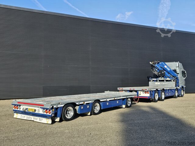 Volvo FH 500 8x2 / Gru HMF 70 tm + Rimorchio Jumbo Volvo FH 500 8x2 / HMF 70 tm CRANE + JUMBO TRAILER
