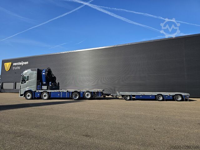 Volvo FH 500 8x2 / Gru HMF 70 tm + Rimorchio Jumbo Volvo FH 500 8x2 / HMF 70 tm CRANE + JUMBO TRAILER