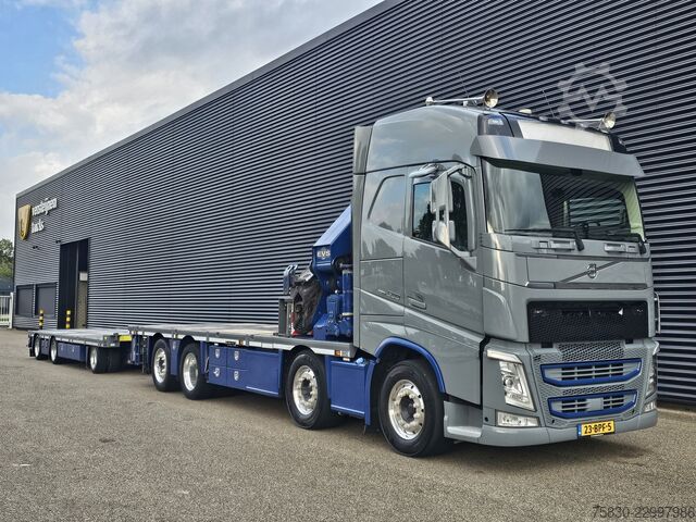 Volvo FH 500 8x2 / Gru HMF 70 tm + Rimorchio Jumbo Volvo FH 500 8x2 / HMF 70 tm CRANE + JUMBO TRAILER