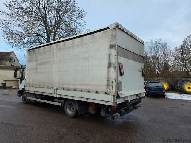 Aizkaru sānu furgons IVECO 80-220 Eurocargo, Gardine, ladebordwand