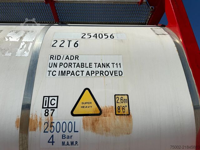 Tankcontainer CIMC 20FT ISO / 25.080L / 1-COMP.  / BAFFLES / UN PO...