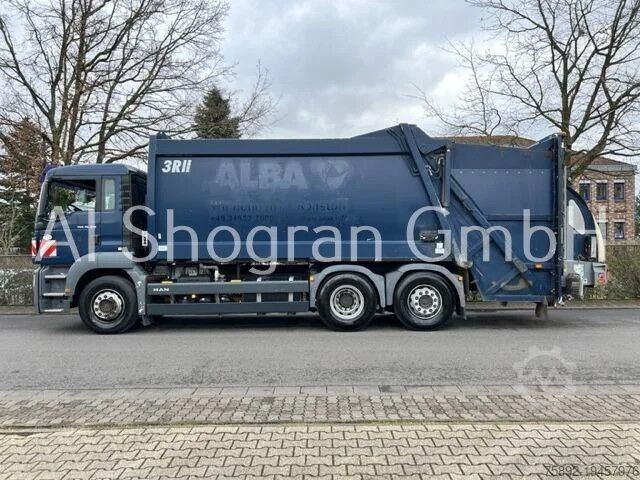 Veículo de recolha de resíduos MAN TGS 26.320 Müllwagen Schörling / Euro 4